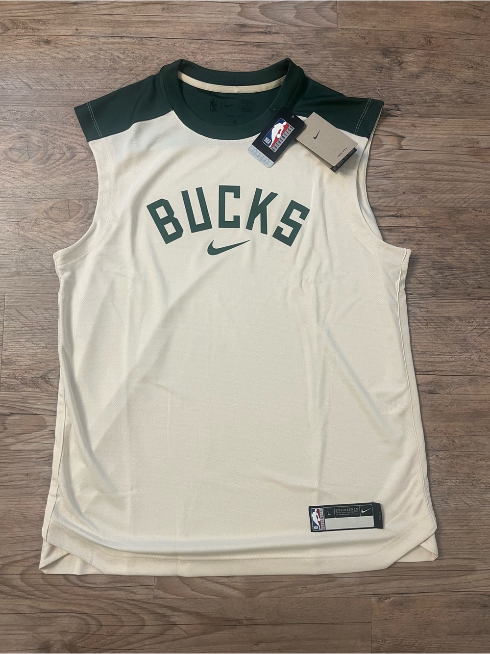NWT Nike Milwaukee Bucks NBA Tank Top Shirt  Men's Size L Tall